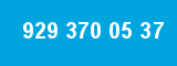 929 370 05 37
